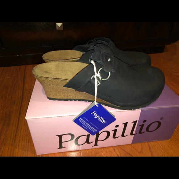 Birkenstock Dana Black Oiled Leather Clogs NEW - Picture 4 of 8